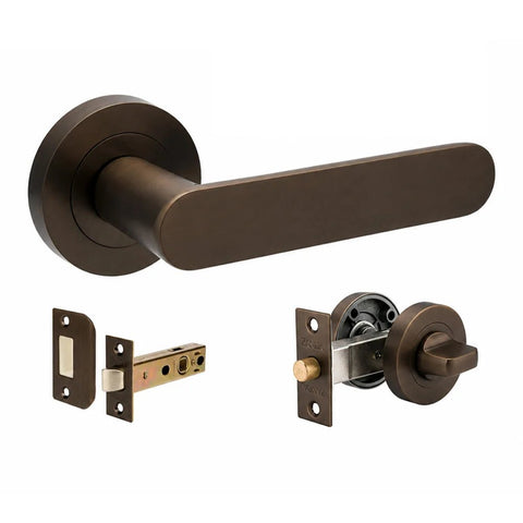 Zanda Duke Lever Handle Ember Bronze | Futura Range | 4 Functions - primehardware