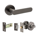 Zanda Duke Door Lever — Privacy Set 60mm Backset - primehardware