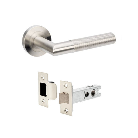 Zanda Wyatt Door Lever — Passage Set 60mm Backset - primehardware