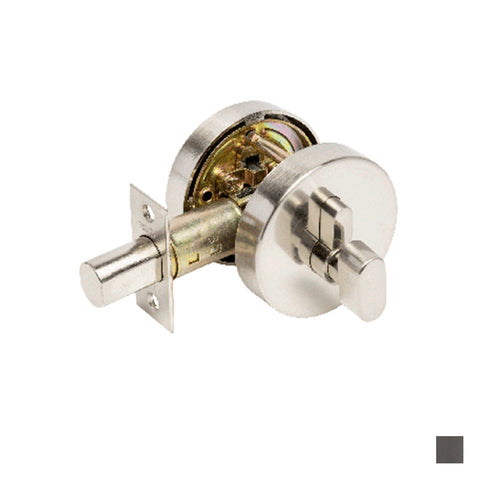 Zanda Triad Round Slimline Single Deadbolt Key/Turn - primehardware