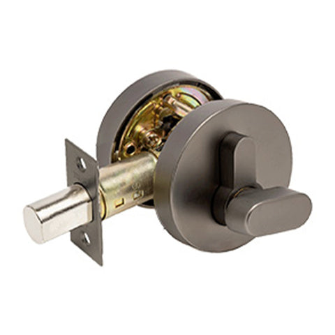 Zanda Triad Round Slimline Single Deadbolt Key/Turn - primehardware