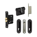 Zanda Oval Style Sliding Door Euro Lock Kit - primehardware