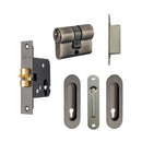 Zanda Oval Style Sliding Door Euro Lock Kit - primehardware