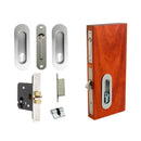 Zanda Oval Style Sliding Door Euro Lock Kit - primehardware