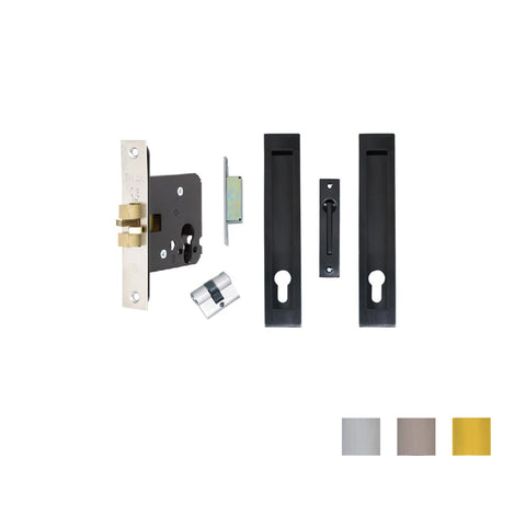 Zanda Verve Sliding Door Lock Kit — 200mm - primehardware