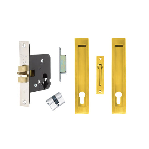 Zanda Verve Sliding Door Lock Kit 300 x 37mm - primehardware
