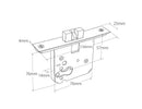 Zanda Sliding Door Euro Mortice Lock - primehardware