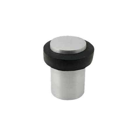 Zanda Round Door Stop Aluminium Floor Mount 60mm - primehardware