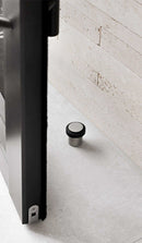Zanda Round Door Stop Aluminium Floor Mount 60mm - primehardware
