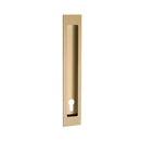 Zanda Verve Flush Pull — with Euro Keyhole 200 x 37mm - primehardware