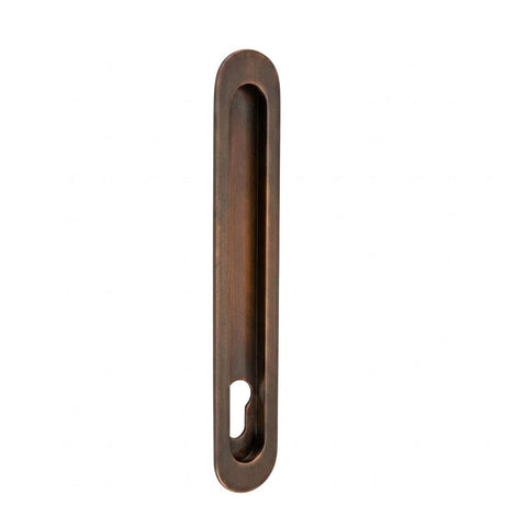 Zanda Duke Flush Pull 250x40mm — with Euro Hole - primehardware
