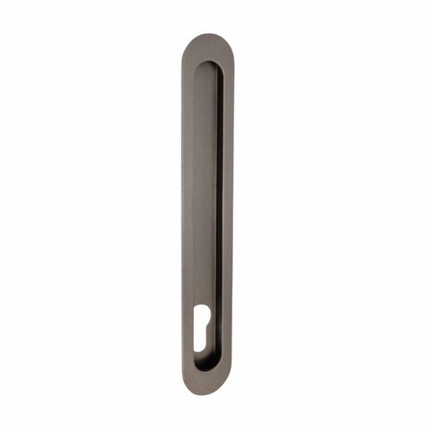 Zanda Duke Flush Pull 250x40mm — with Euro Hole - primehardware