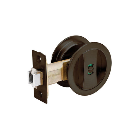 Zanda Round Cavity Slider Privacy Set - primehardware