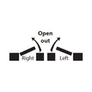Zanda Lift Off Hinge 100x75x2.5mm — Left Hand - primehardware