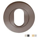 Zanda Astron Round Oval Escutcheon - primehardware