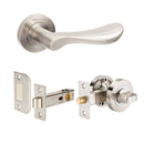 Zanda Juno Door Lever — Privacy Set 60mm Backset - primehardware