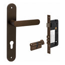 Zanda Duke Lever Longplate Handle — Privacy Set - primehardware
