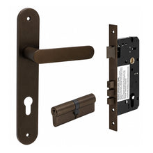 Zanda Duke Lever Longplate Handle — Entrance Set (70mm Key/Key)