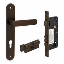 Zanda Duke Lever Longplate Handle — Entrance Set (70mm Key/Turn)