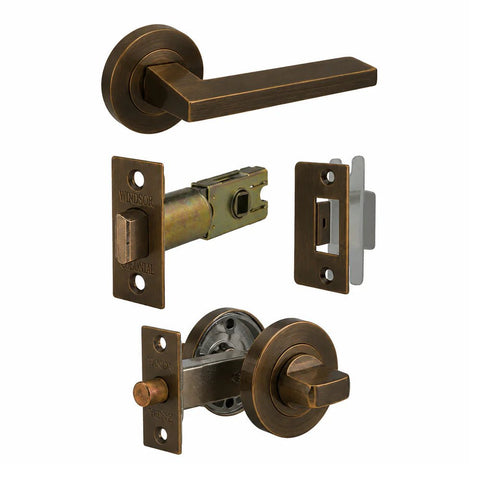Zanda Vector Lever Handle – Ember Bronze (EB) - primehardware