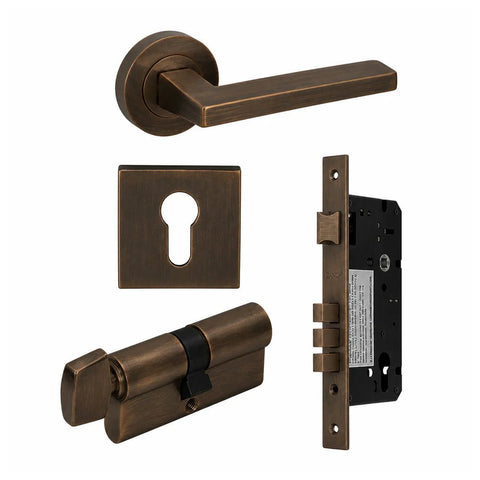 Zanda Vector Lever Handle – Ember Bronze (EB) - primehardware
