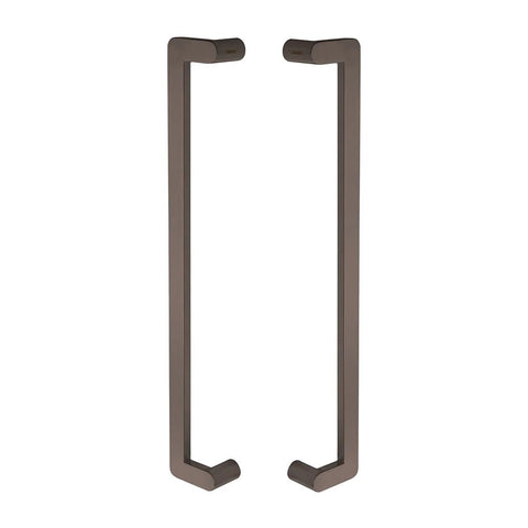 Zanda Duke Offset Pull Handle | 316SS Satin Stainless Steel 630mm AS1428 - primehardware