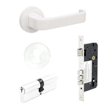 Zanda Streamline Door Lever — Entrance Set 70mm Cylinder (Key/Key)