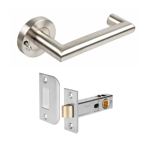 Zanda Teuila Return Door Lever — Privacy Set - primehardware