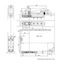 Zanda Concealed Heel Door Closer 150 Degree for Pivot Doors - primehardware