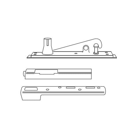 Zanda Top Centre Pivot Double Action Accessory Pack - primehardware