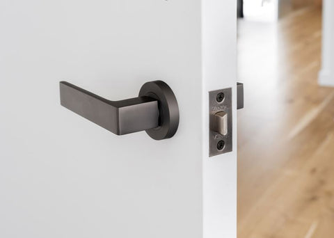 Zanda Boston Door Lever — Privacy Set 60mm Backset - primehardware