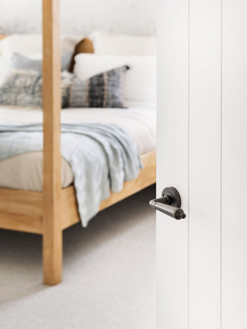 Zanda Oxford Door Lever — Privacy Set 60mm Backset - primehardware