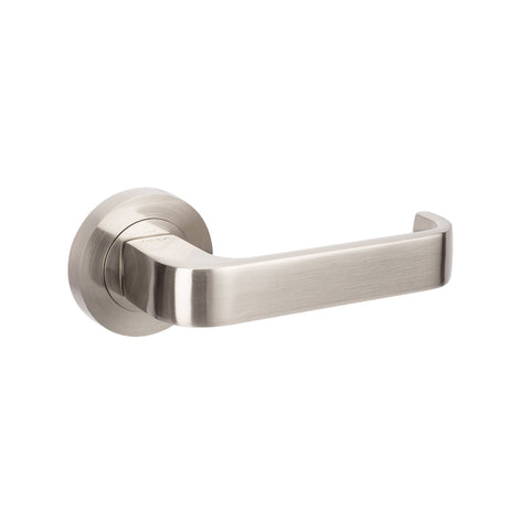 Zanda Streamline Door Lever — Integrated Privacy Set 60mm Backset - primehardware