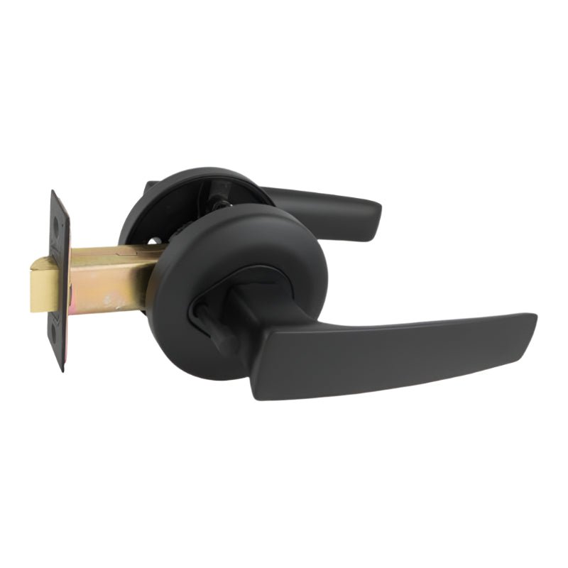 Gainsborough Neue Aurora Privacy Smooth Round Matte Black 1915AURAMB