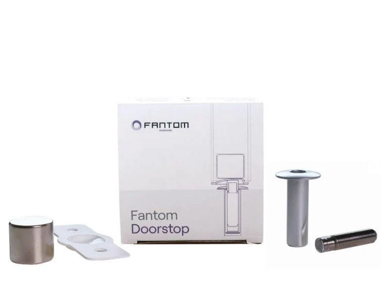 Fantom Barn Door Stop – Flush Mounted Magnetic Doorstop for Sliding Doors with Dual-Position Hold-Open Functionprimehardware