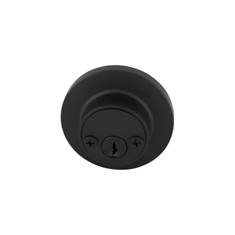 Gainsborough TradePro Cass Double Cylinder Deadbolt Matte Black 1450PROCASMBK - primehardware