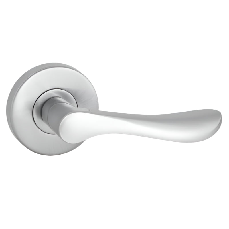Gainsborough Florence Lever Passage Set Satin Chrome 105FLOSC