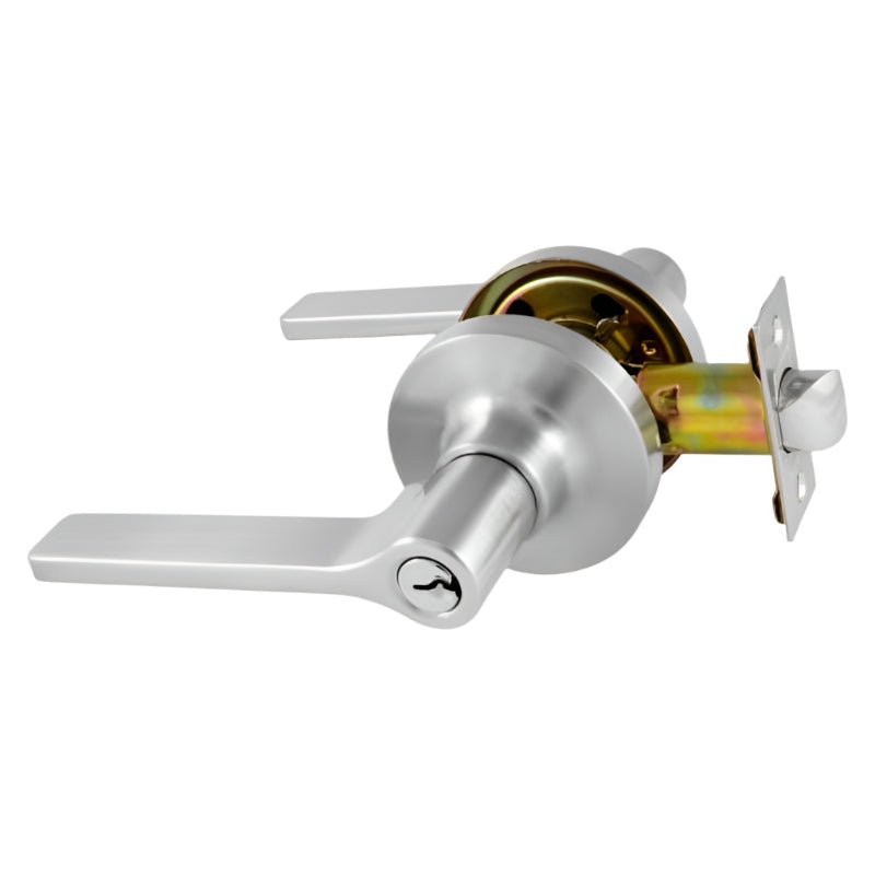 Gainsborough TradePro Adel Entrance Lever Set Satin Chrome 1440PROADESCK