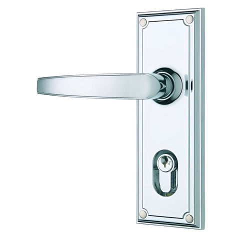 Gainsborough Trilock Traditional Leverset Double Cyclinder Bright Chrome 890TLEBCK - primehardware