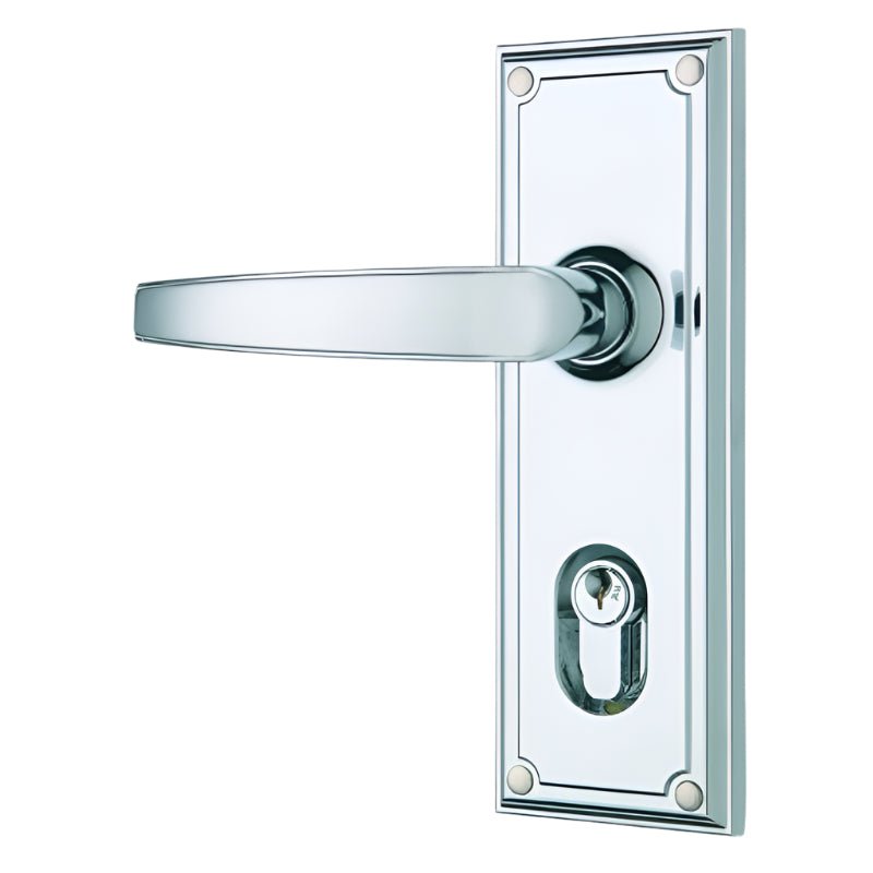 Gainsborough Trilock Traditional Leverset Double Cyclinder Bright Chrome 890TLEBCK