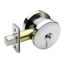 Gainsborough Neue Double Cyclinder Smooth Round Deadbolt Bright Chrome 1951SMBC