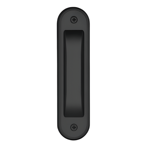 Gainsborough Flush Pull Radius Corner Matte Black 390MBC - primehardware