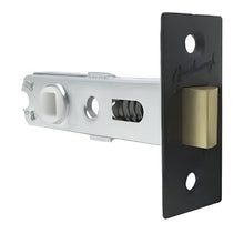 Gainsborough Tubular Latch D Strike Rectangular 60mm Dual Sprung Matte Black 480MBS