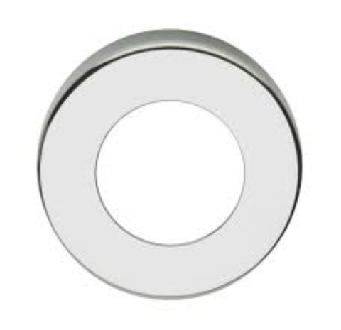 Lockwood Velocity 63MM Round Rose Trim Passage SC - 1 Pair Satin Chrome VEL1 - TRIMSC - primehardware
