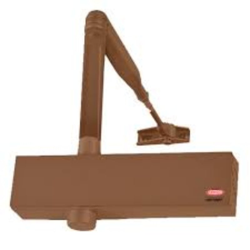 Lockwood 7726 Series Size 2 - 6 Slide Rail Door Closer Backcheck Delayed Action White Brown 7726SRDAWH - primehardware