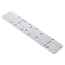 Lockwood Flat Slide Rail Mounting Plate to Suite 2615 & 2616 Silver FD2616 - 103SIL - primehardware