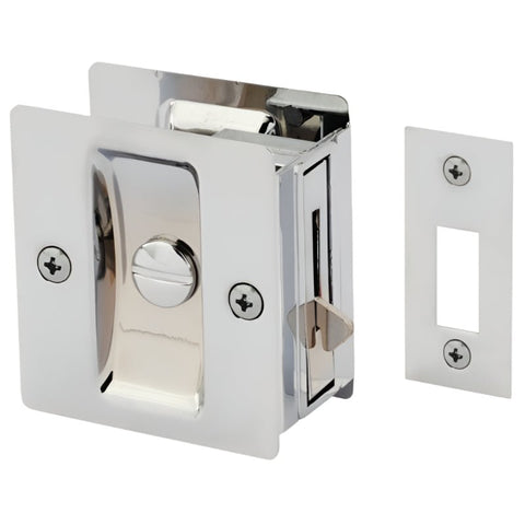 Gainsborough Privacy Sliding Cavity Set Rectangular Bright Chrome 393BCS - primehardware