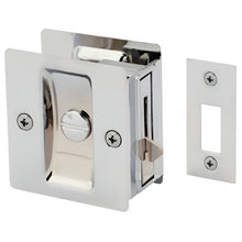 Gainsborough Privacy Sliding Cavity Set Rectangular Bright Chrome 393BCS