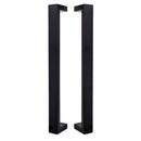 Gainsborough Oblong 450mm Pull Handle Dual Pack Set Matte Black OBL450PHMB - primehardware