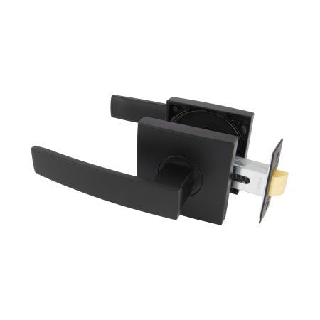 Gainsborough Neue Angular Passage Smooth Square Matte Black 1805ANGAMB - primehardware